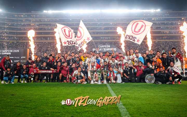 Liga 1: la “U” empató 0 a 0 contra Deportivo Garcilaso y celebró su tricampeonato en casa