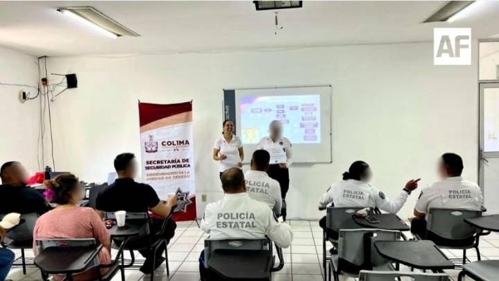 SSP Colima fortalece la formación policial para la atención a las violencias