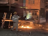 Joven ebrio provoca apagón tras chocar contra postes en el bulevar Zaragoza