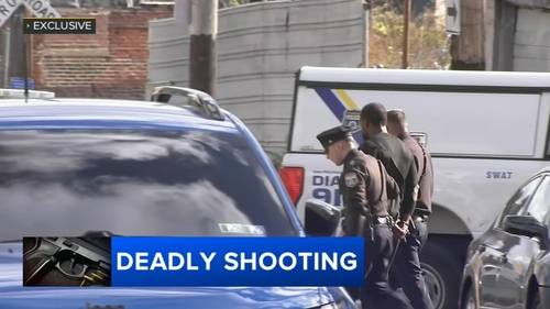 SWAT takes man into custody near scene of fatal shooting in the Hunting Park section of Philadelphia