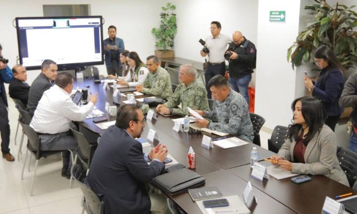 Reafirma el alcalde Pérez Cuéllar coordinación interinstitucional para fortalecer la seguridad