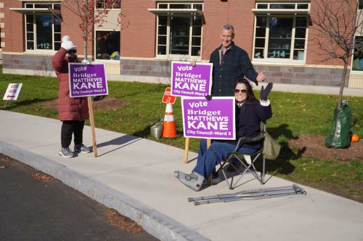 ‘You can’t complain …’ Polls busy, trouble-free in Westfield, West Springfield