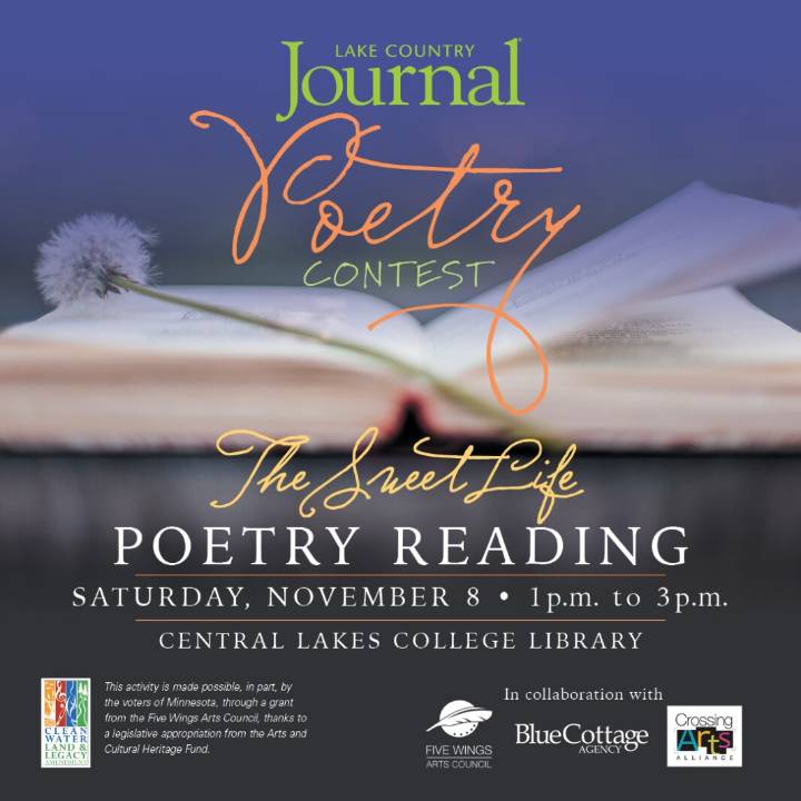 ‘Sweet Life Poetry Reading’ event is Nov. 8