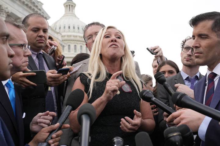 Marjorie Taylor Greene descarta temor ante la posibilidad de perder el respaldo de Donald Trump