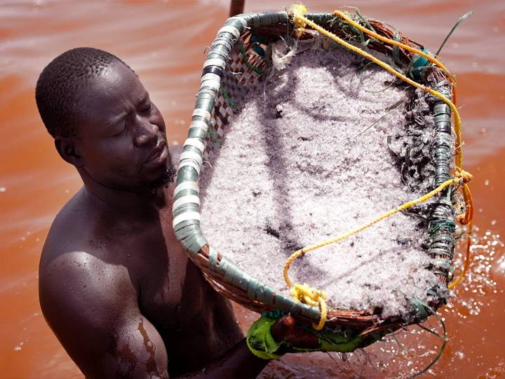 Why miners risk their lives in one of the world's saltiest lakes