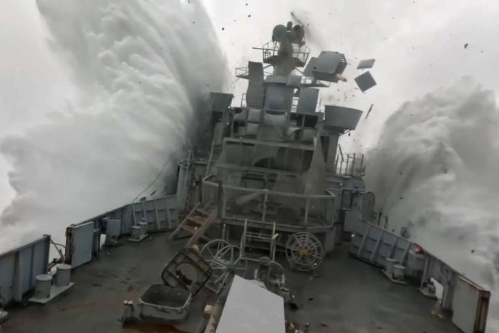 Warship Explodes After Torpedo Strikes it in Footage from NATO Exercise