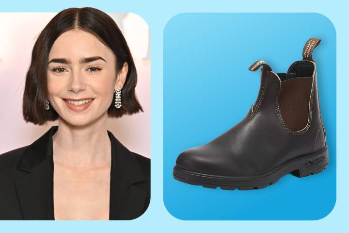 Lily Collins Wore Blundstone Chelsea Boots, Get Lookalikes from $30
