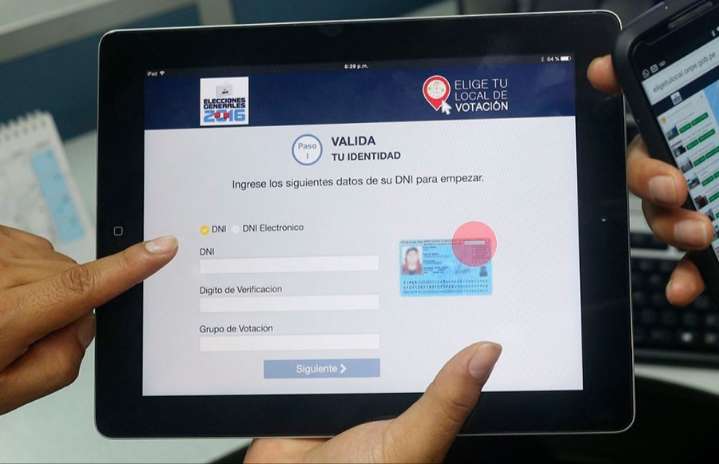 ONPE habilitará plataforma para escoger local de votación 2026