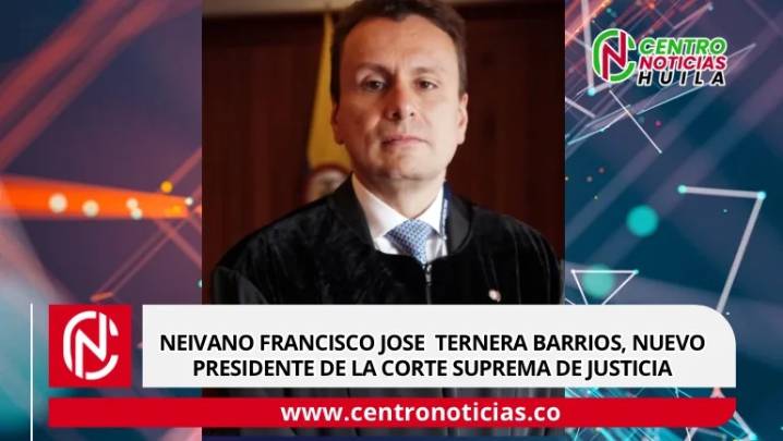 Neivano Francisco José Ternera Barrios, nuevo presidente de la Corte Suprema de Justicia