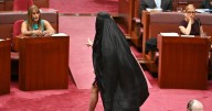 Australian Senate erupts in anger after far-right lawmaker arrives wearing burqa