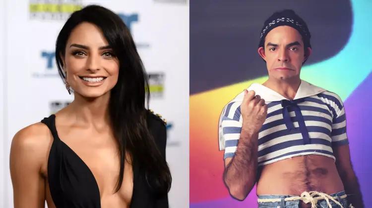 Aislinn Derbez revive Aarón Abasolo en evento de moda, genera tendencia digital