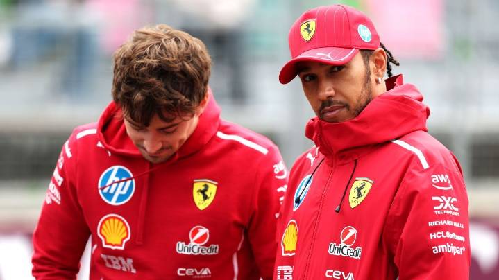 Spiraling Ferrari unfairly points finger at Hamilton, Leclerc