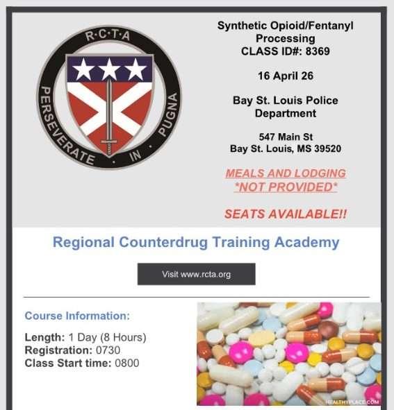 Bay St. Louis Police to Host Free Regional Fentanyl