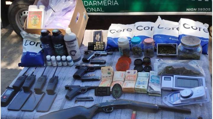 Gendarmería Argentina desbarató una organización narcocriminal que operaba entre Rosario y el Alto Valle de Río Negro