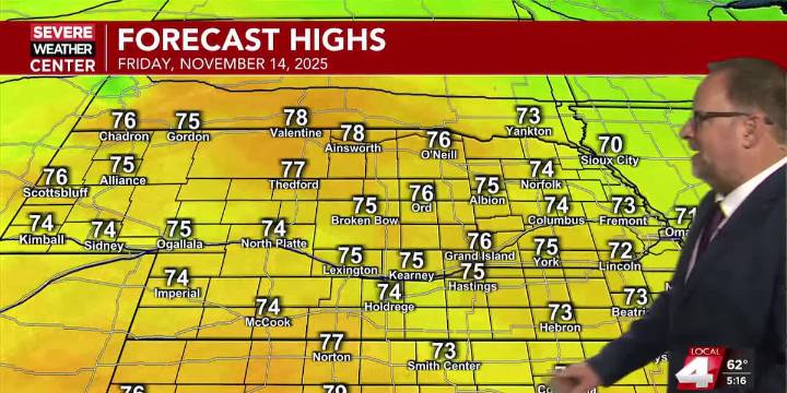 Temperatures continue to warm up this week, possibly to record heights for many
