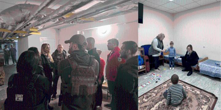 Angelina Jolie visitó la ciudad ucraniana de Jerson