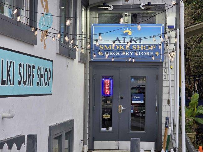 West Seattle Blog… | BIZNOTE: Alki Smoke Shop and Grocery wraps a successful first week