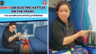 'Don't Use Electric Kettles On The Train!': Central Railway Warns Passengers After Viral Video Shows Woman Cooking Maggi In AC Coach