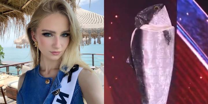 Miss Universo 2025: Miss Noruega causa revuelo global con su traje típico en forma de salmón