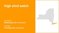 NY weather: High wind watch issued for part of New York until Thursday morning