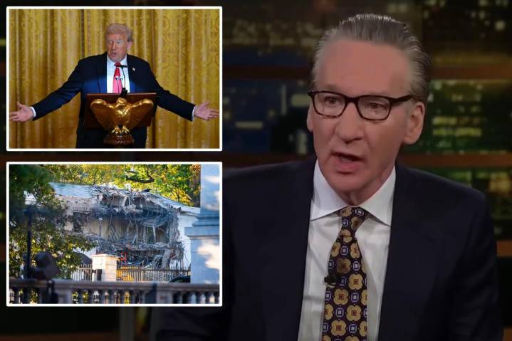 Bill Maher eviscerates press coverage of White House ballroom, says he doesn't 'give a s-