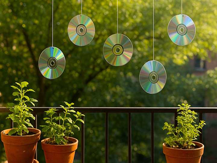 Colgar CD’s en el balcón: para qué sirve y por qué cada vez más gente lo hace