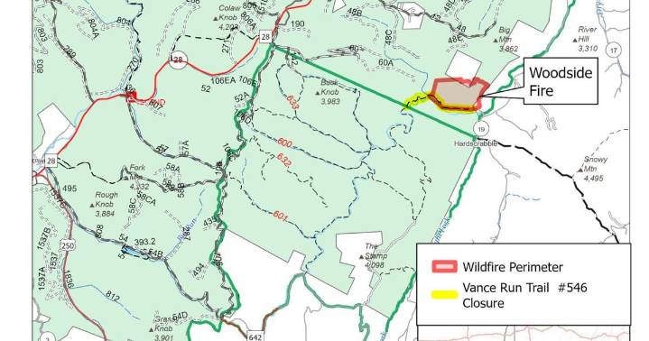Woodside Fire in West Virginia Mountains Reaches 30% Containment