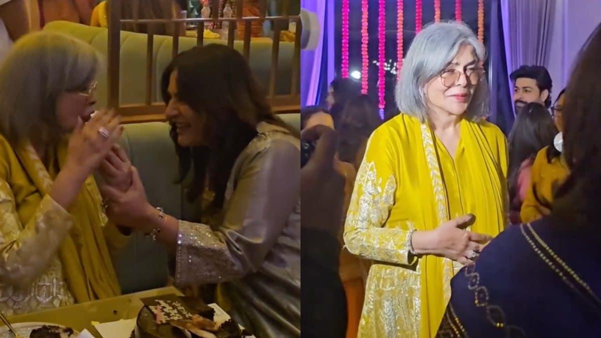 Zeenat Aman Burns Dance Floor On ‘Dum Maro Dum’ With Archana Puran Singh At 74th Birthday Bash