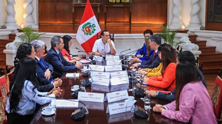 Presidente Jerí coordina propuestas de desarrollo y fortalecimiento de la cooperación en favor del Perú