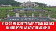 Kuki-Zo MLAs Reiterate Stand Against Joining Popular Govt in Manipur