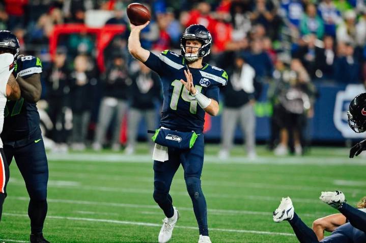 Sam Darnold works on getting better during Seahawks’ bye
