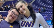 Don't call her Lindsay: UNI's star middle blocker is named 'Parker's sister'