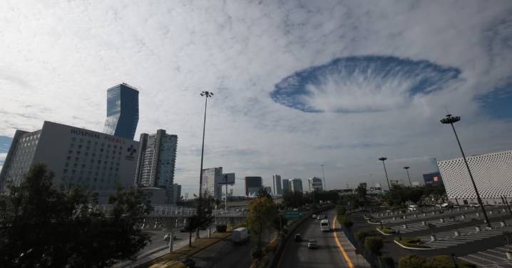 Esto dijeron en redes tras aparición de un “nube cavum” en Puebla y que Protección Civil explicó el fenómeno