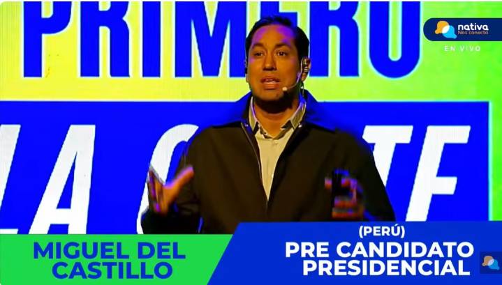 Primero la Gente: Miguel del Castillo presenta su plancha presidencial