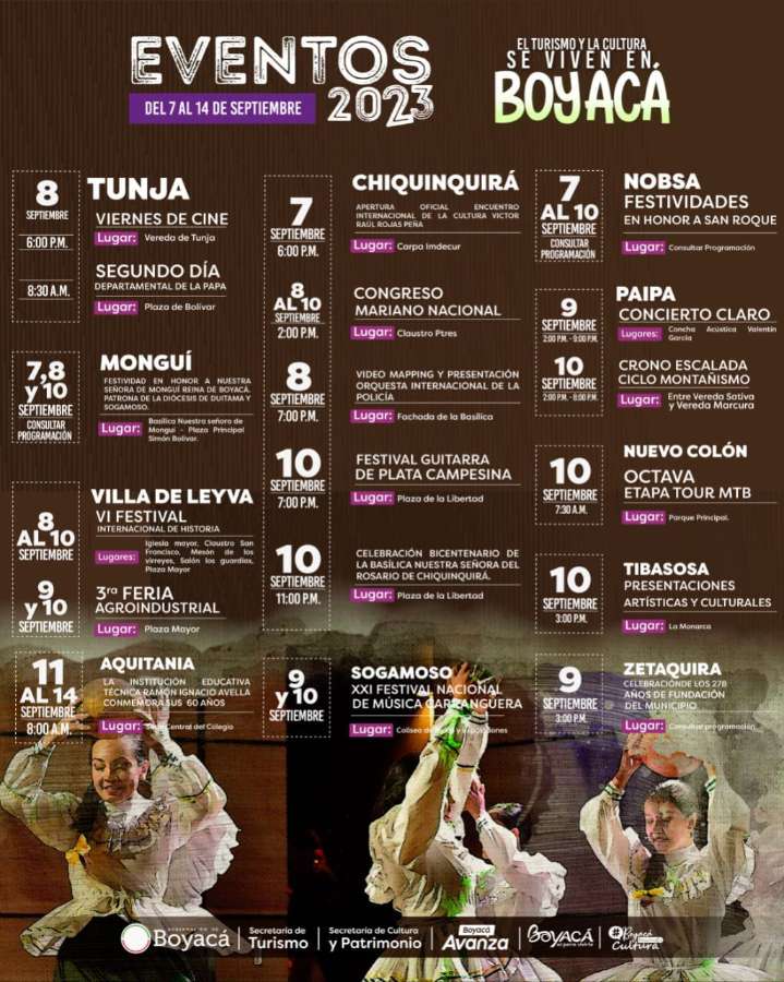 La cultura y el turismo se viven en Boyacá todos los días del año