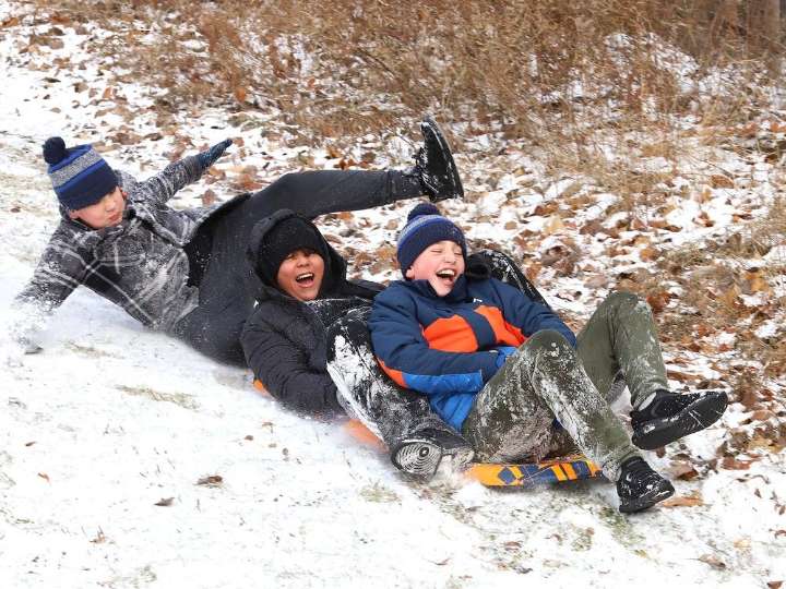 Photo: The joy of sliding in Sudbury