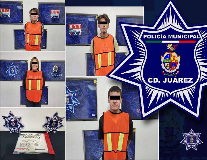 Detienen a cuatro personas con órdenes de aprehensión vigentes en distintas colonias