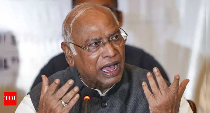 'What he is saying is a lie': Kharge hits out at PM Modi's 'Katta' charge; calls it 'laughable'