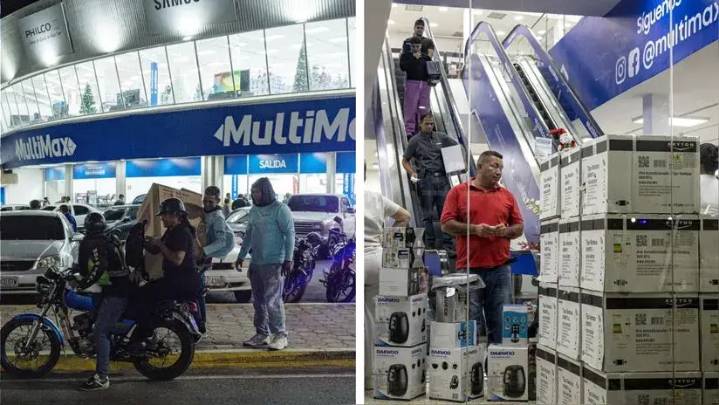 Furor por el Black Friday en Venezuela: compradores abarrotan tiendas y se llevan electrodomésticos en brazos [FOTOS]