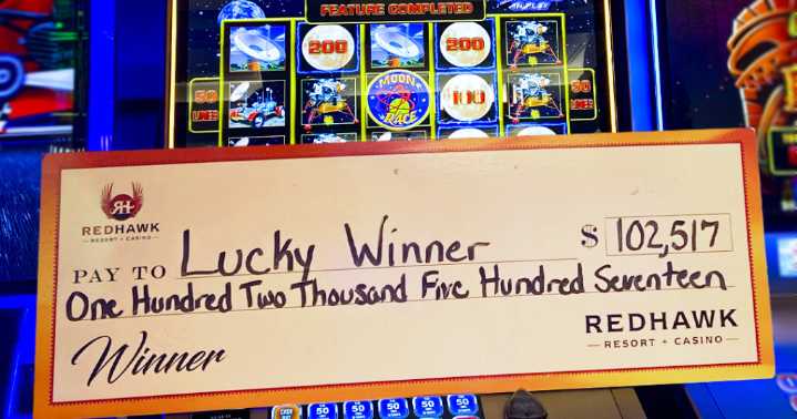 Sacramento resident wins $100K on slot machine at Red Hawk Casino