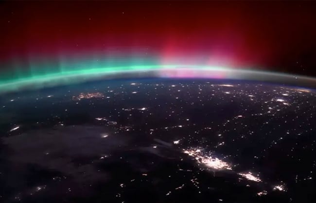 VIDEO: Astronauta de la NASA capta resplandor de aurora boreal desde el espacio