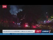 2-alarm fire at southeast Charlotte apartment complex