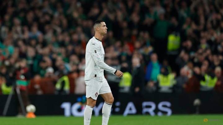 Portugal manager Martinez says Ronaldo red card was harsh