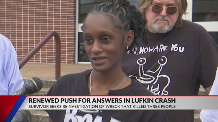 Lufkin car crash survivor fighting for investigation