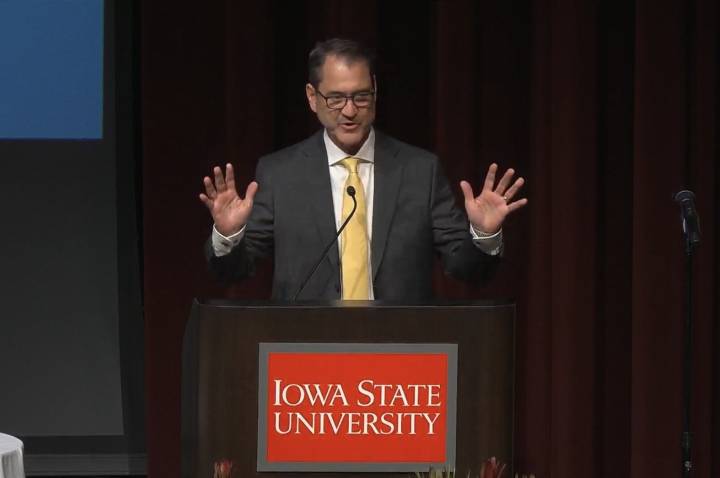 NDSU president says getting Iowa State job would be like 'coming home'