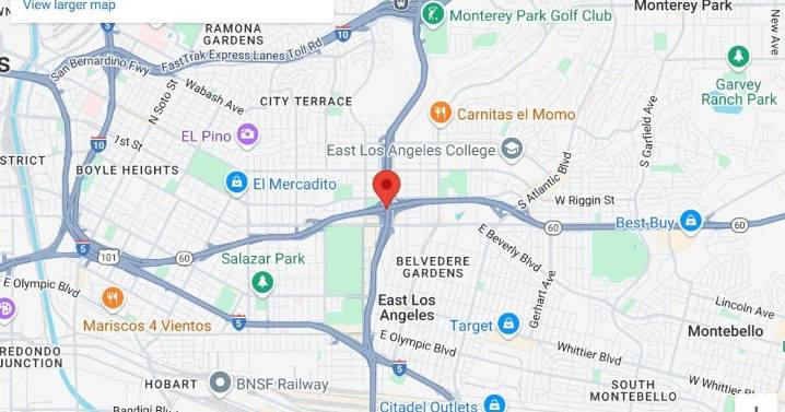 Two dead in 60 Freeway rollover  crash in East L.A.