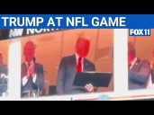 Trump mostly booed, got some cheers at NFL game