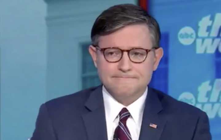 Mike Johnson Pretends Dem Tsunami Is Just Blue City/State Blips