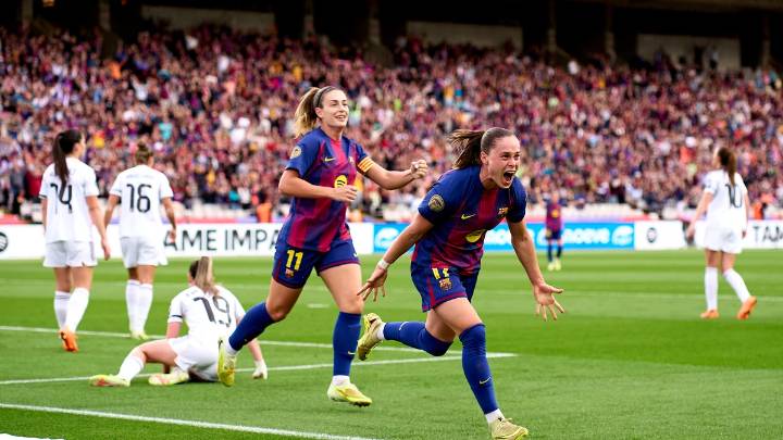 El Barça femenino golea al Real Madrid y se lleva el primer clásico de la temporada
