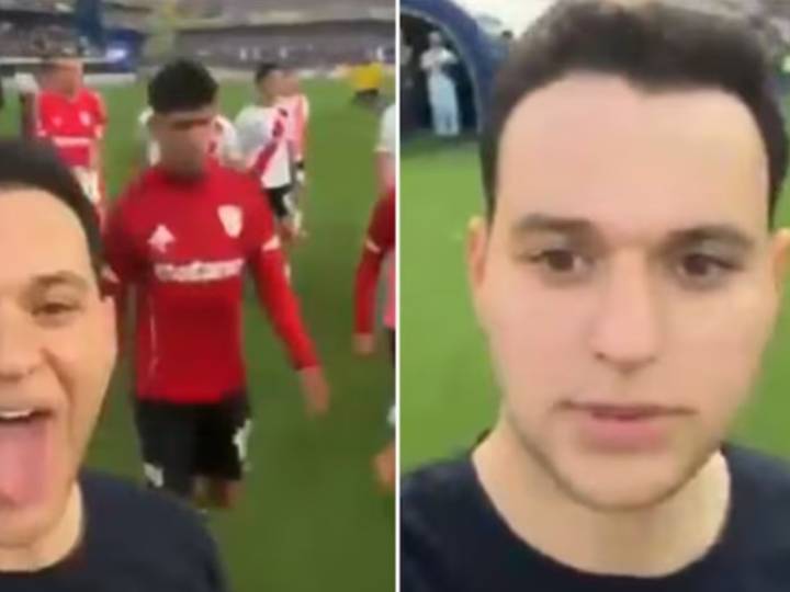 Quién es el joven que se hizo viral tras la agresión de Salas al final el Superclásico entre Boca y River: "No tuve intenciones de burlarme”